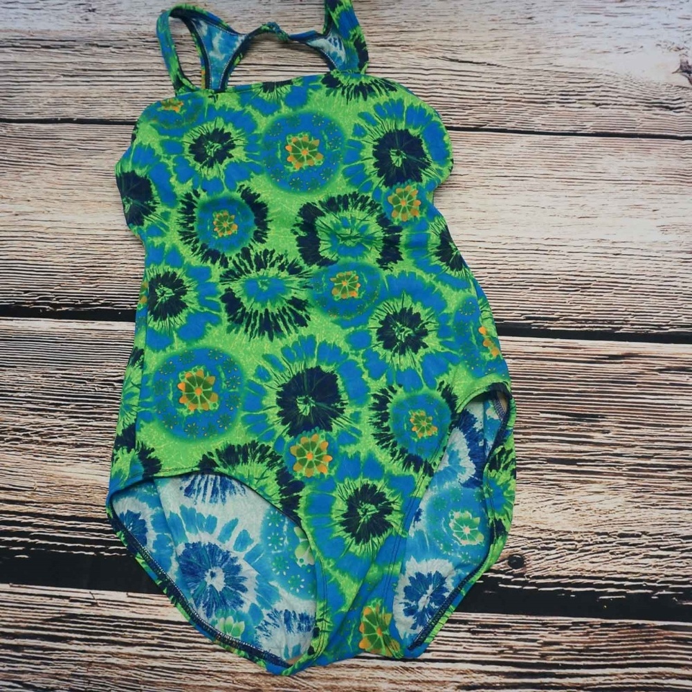 T.H.E One-Piece Tie Dye Swimsuit Padded Bra
